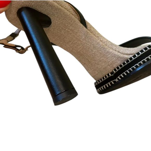 ✨JACQUEMUS✨Black Novio Heel Sandals - Picture 8 of 12